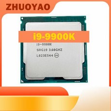 Z390 마더보드용 코어 i9-9900K CPU 새로운 9 세대 LGA1151 3.6GHz 16MB 95W 8 14nm, 한개옵션0 - i9-9900k