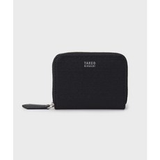 TAKEO KIKUCHI Mini Mesh Leather Coin Case 070-01525 Black