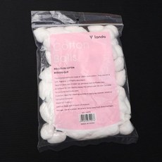 얼굴 청소 공 흡수성 메이크업 순면 리무버 롤 도구 배송용 젖은 티슈 팩, 1개