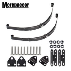 판 스프링 MEREPACCOR 하드 리프 스프링 서스펜션 스틸 바 1:10 RC 락 크롤러 D90 Axial SCX10 F350 용, 1세트