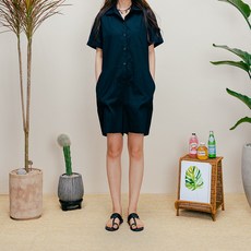 코튼점프수트