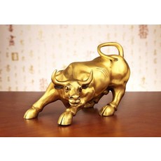 Big Wall Street Bronze Fierce Bull OX Statue Logistics는 이미 정상입니다. 주문을 환영합니다., 1-크기 13x7.5x8.5cm