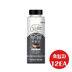 서울에프엔비 어른우유 흑임자 250ml 12개입/든든한 한끼, 12개