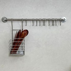 에브리윅 무타공 조리도구 304 스테인레스 걸이 55cm, 1개