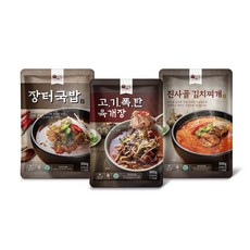 (30% 행사)진담뿍 고기폭탄육개장/ 진사골김치찌개 / 장터국밥, 진담뿍 고기폭탄육개장*5팩