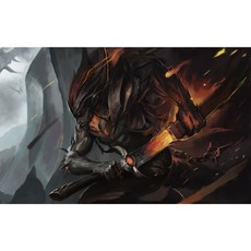 ZEUS 리그오브레전드 장패드 롤 마우스패드 게이밍 미끄럼방지 커스텀 디자인 손목 받침, 1개, 16.야스오