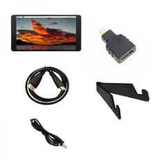 라즈베리 파이 4B 3B + 3B 용 AMOLED IPS LCD 디스플레이 HDMI 호환 USB 모니터 정전식 터치 예비 부품 5.5 인치 1080P 신제품