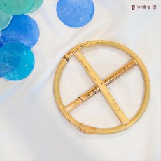 가배상점 라탄 인테리어 소품 자개재료 원형틀 1호
