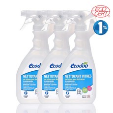 에코두 프랑스 코팅 유리 세정제 무향, 3개, 500ml