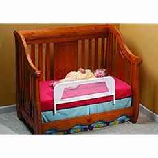 KidCo Convertible Crib Mesh Bed Rail White