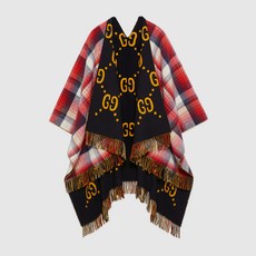 Gucci Reversible GG wool poncho 553118 4G200 6568