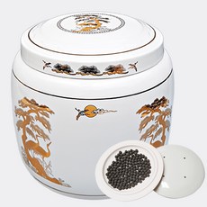 이천도자기명품관 21년 송학 소단지 납골함 도자기유골함, 1개