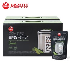서울우유 고칼슘 검은콩 블랙9곡 두유, 190ml, 40개