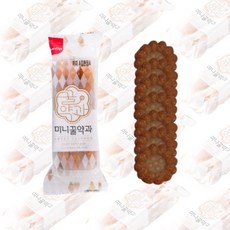  초례청약과 수제찹쌀 고급 옛날 쌀 맜있는 꽃 찹쌀꿀 미니 약과, 10개묶음 