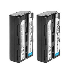 D&F NP-F550 NP-F570 Li-ion 교체용 Battery(2 Pack) with 리차져 충전 for, 상세내용참조