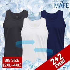 메이프 쿨론 남자 기능성 나시 런닝 2+2 빅사이즈