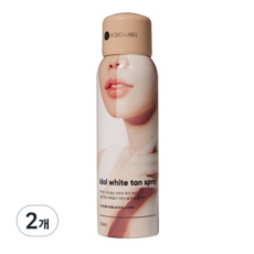 도도레이블 아이돌 화이트태닝 스프레이 150ml, 화이트, 2개