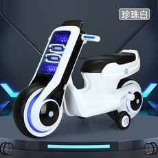 bmw스쿠터 어린이전기자동차 3-6세 유아전동오토바이 키즈바이크 전동차 전동카 전동오토바이, 전기 구동, 14 화이트고급형모터+12A배터리+소프트휠