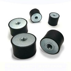 고무 및 금속 사일런트 블록 유형 DD 진동 방지 직경 리바운드 R 호크 흡수기 M4 M5 M6 M8 M10 1 PC, M8 40x40mm, 1개