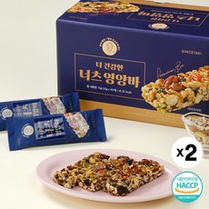 김규흔 한과 더 건강한 너츠 영양바 80개입 (40개입 X 2박스), 1kg, 2개