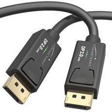 CabeDirect 8K 디스플레이 포트 2.0 케이블 - 3m(10피트) – DP 케이블 게이밍 PC/게이밍 노트북 및 고, 3m, 1개