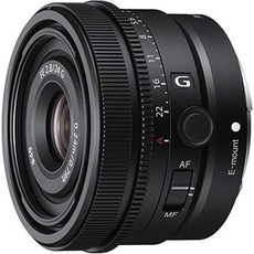 SONY 소니 전체 크기 호환 단일 포커스 렌즈 SEL24F28G FE 24mm f2.8 g, 1개