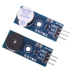 아두이노 C06 액티브 부저 모듈 (Active Piezo Buzzer Module) / 능동 피에조 스피커 모듈 0.1%의 비밀, 1개