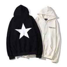 FEAR OF GOD 패션 FOG 04 ESSENTIALS 리미티드 스타 코튼 후드 맨투맨