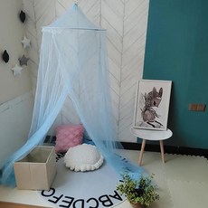 돔 걸이식 모기장 침대 그물 텐트 파리 방충제 여름 방지, 9.B-Sky Blue