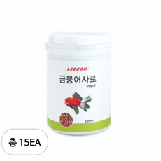 리컴 금붕어사료 STEP1, 15개, 220ml