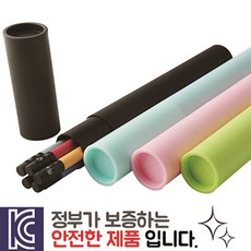 (인쇄제작 2200개)파스텔연필5p 원통케이스세트 에코백사은품 캐릭터밴드제작 보틀주문 가격대별선물 15000원기념품, 1개