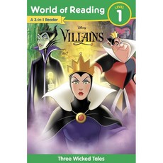 World of Reading:Disney Villains 3-Story Bind-Up, Disney Press
