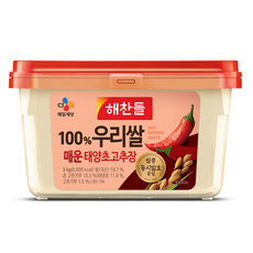 해찬들 우리쌀로만든 매운 태양초고추장 3kg, 3kg x 1개