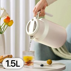 투데이리빙 1.5리터 보온 보냉 주전자 냉장고 물병 대용량 테이블 포트 예쁜 테이블팟, R99973W(아이보리, 1개, 1.5L R99973W(아이보리, 1개, 1.5L