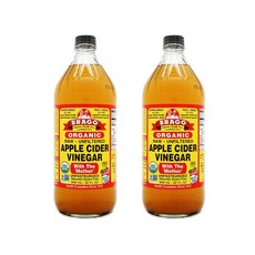 브래그 애플 사이다 사과식초 애사비 31oz(946ml) 2팩 Bragg Organic Apple Cider Vinegar, 1개