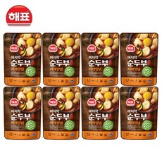 [해표] 맛집 바지락 순두부 찌개양념 120g, 8개
