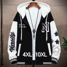 쥬엔리치 남자 빅사이즈 후드 집업 맨투맨 면 남성 긴팔티 티셔츠 4XL-10XL