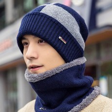 데이즈원 남성 겨울 모자 남자 털모자 방한 니트 워머 목도리세트