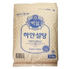 CJ제일제당 백설 하얀설탕 15kg