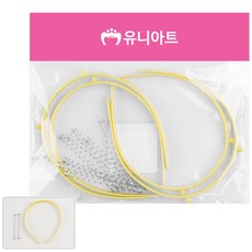 [PJH1171]-유니아트 (플라스틱재료) 2000 스프링 머리띠 BKLI+BKCI @0B72D1 유아미술*E +(H2-2040R) :MIL