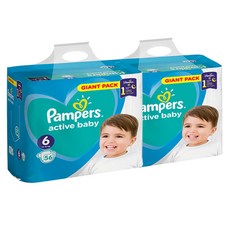 유럽산 베이비드라이 통잠 기저귀 밴드 형 1 2 3 4 5 6 7 단계 pampers 아동공용, 밴드6단계(2팩)