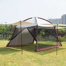 인앤캠핑 타프스크린 메쉬 텐트 풀세트, 올리브, 1세트