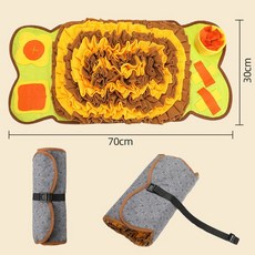 강아지 노즈워크 매트 분리불안 푸드클립 장난감 간식찾기 혼자놀기 밥 천천히 먹기 숨겨진 간식, M, 1개 - 강아지푸드클립