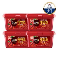 [사조대림] 순창궁 매운햅쌀고추장 1KG x4개, 4개