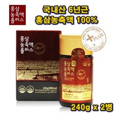 홍삼농축액플러스 2병 홍삼엑기스/ 6년근홍삼, 단일상품