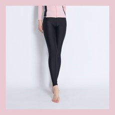 서프코어 여성 남성 공용 커플 빅사이즈 워터레깅스 래쉬가드, c.블랙