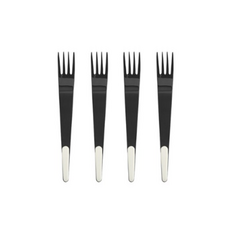 보겐 슈가 티포크, 무광 블랙 + 화이트(손잡이), 16개