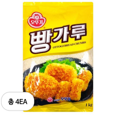 오뚜기 빵가루, 1kg, 4개