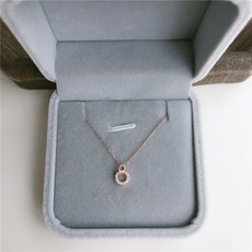 순은 목걸이 보석 목걸이 남성 여성 은팔찌 스플래시 다이아몬드 기하학적 원 s925 스털링 실버 목걸이