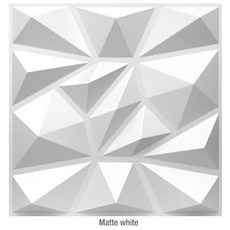 집 개조 장식 3D 벽 패널 비 자체 접착 스티커 돌 벽돌 타일 거실 방수 벽지 30x30cm, 4) B-Matte white, 1개